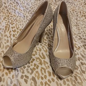 Aldo silver heels